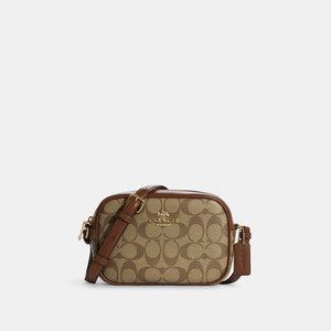 NWT Coach Outlet Mini Jamie Camera Bag In Signature Canvas